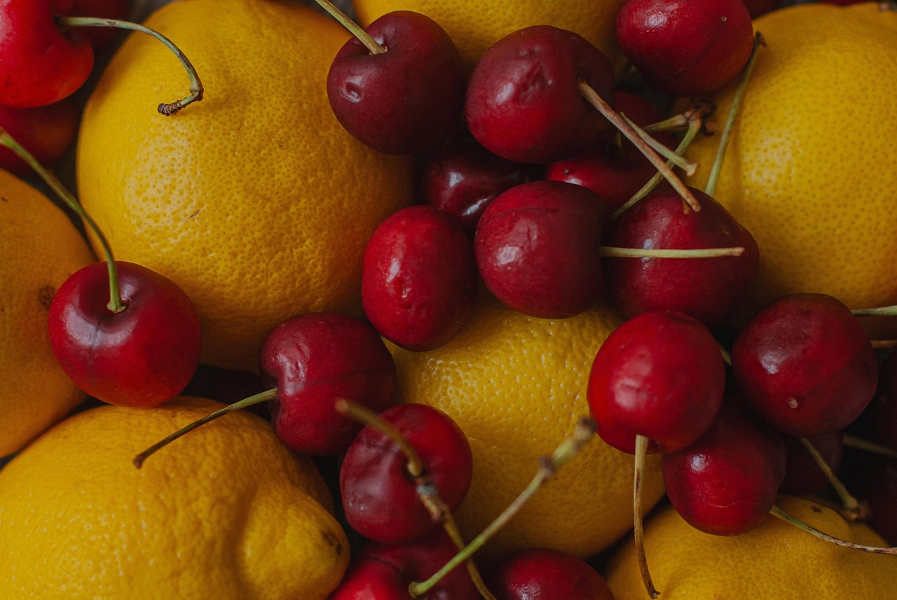 Lemons, cherries, fruit — Buying Art Work Online