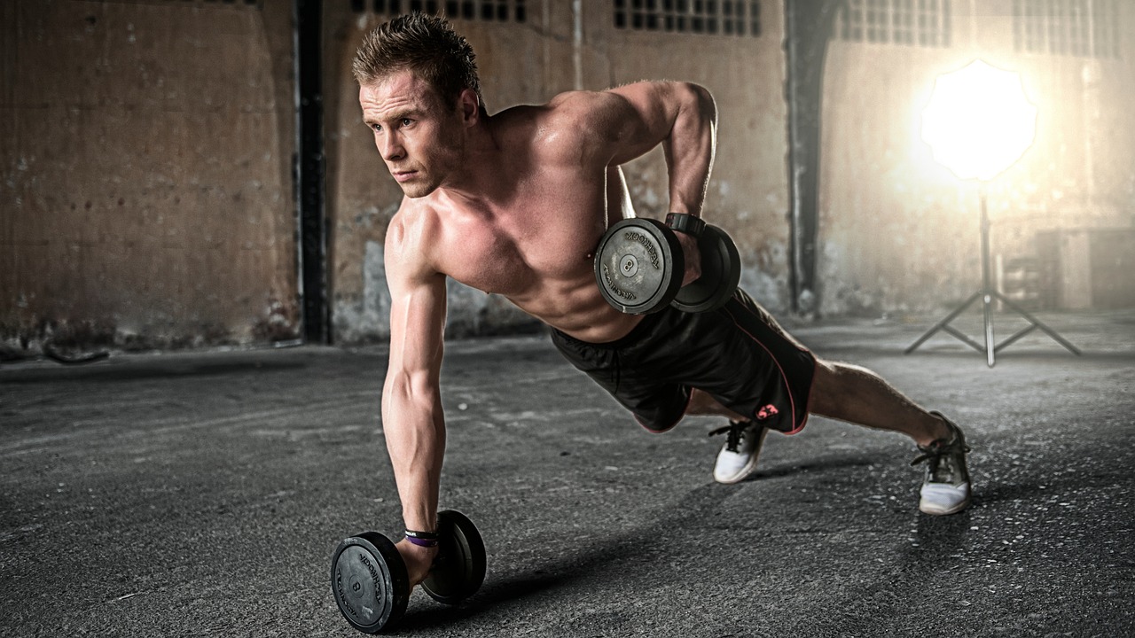 Man, exercise, fitness — Nurses are the roadmap of a healthy patient