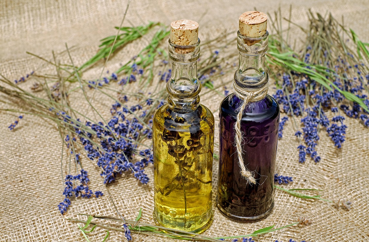 Bath oil, oil, lavender — Recovering from a Mini Facelift: Tips for Boston Residents