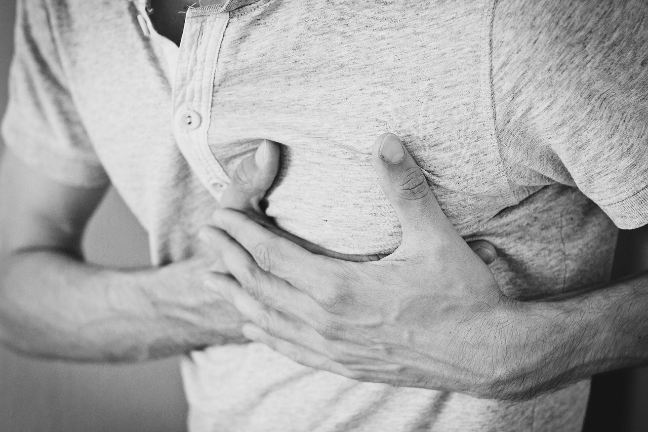 Man, heartache, chest pain — Top Health Supplements in Singapore: Collagen Drinks' Benefit