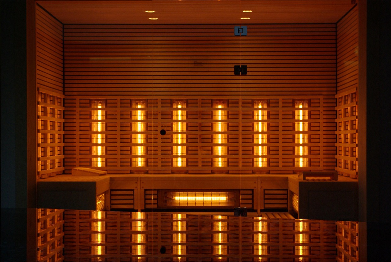 Infrared sauna, wellness, spa — Weighted blankets to get relief with the anxiety